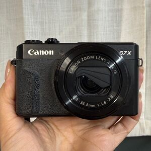 Canon G7X Compact Black Camera